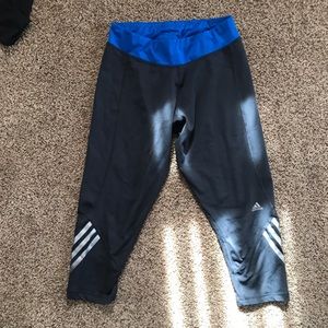 Adidas knee length workout leggings